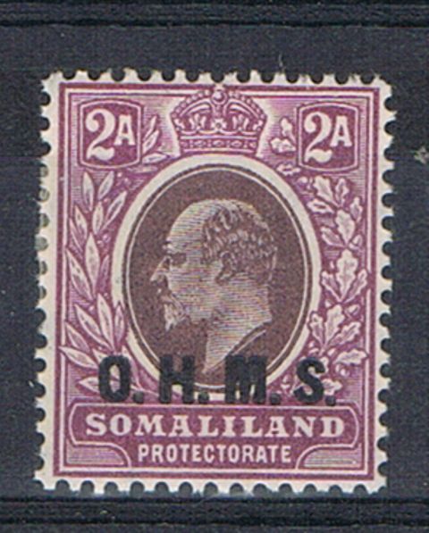 Image of Somaliland Protectorate SG O14 MM British Commonwealth Stamp